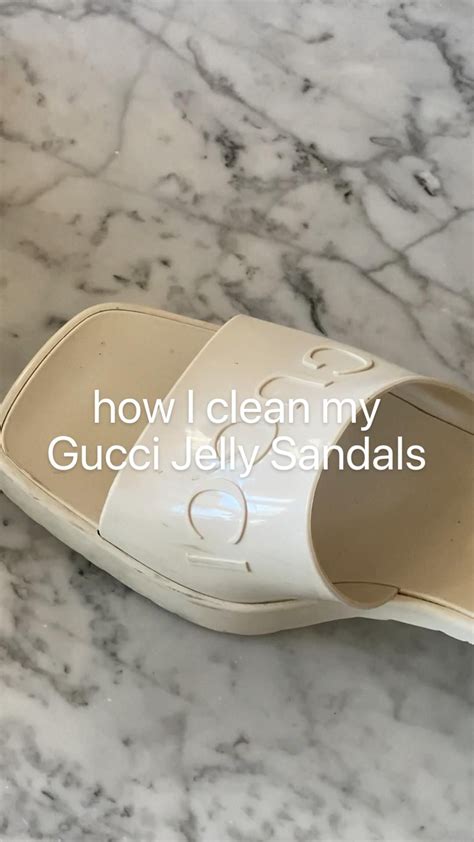 how to clean gucci sandals|how to clean gucci shoes.